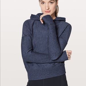 Lululemon Lead The Pack Hoodie, Navy, Size 4